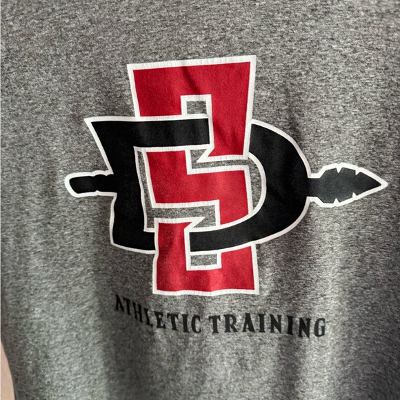Nike Dri-Fit San Diego Aztecs Grey Athletic Training relaxed fit TShirt - Medium - Picture 2 of 6